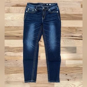 Miss Me Hailey Skinny Jeans | Size 30 | Embellished Pocket Designer Denim